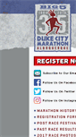 Mobile Screenshot of dukecitymarathon.com